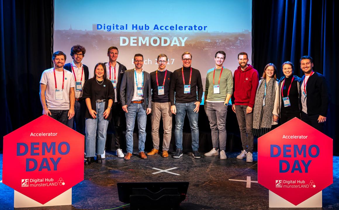  Die beteiligten Akteurinnen und Akteure des Demoday 