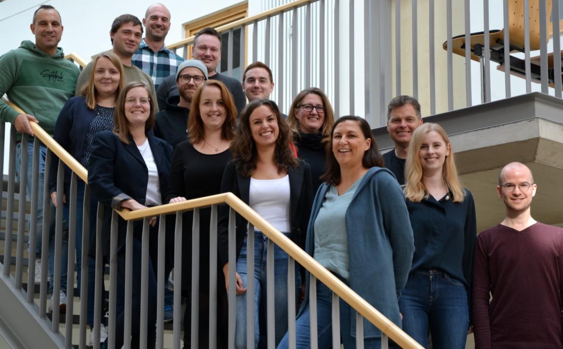  Das Projektteam freut sich auf die gemeinsame Arbeit. 