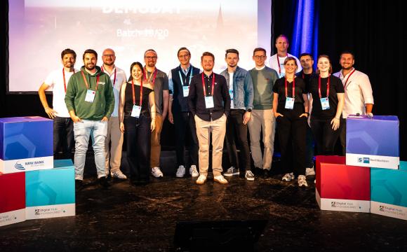 Die beteiligten Akteurinnen und Akteure des Demoday