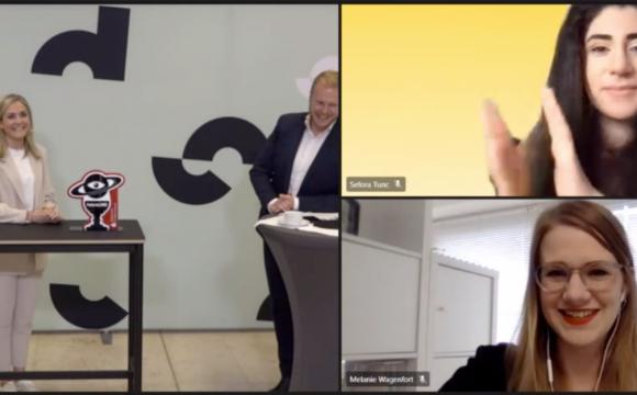 Virtuelle Preisverleihung an Brajuu und ibilight mit Tobias Häusler vom WDR