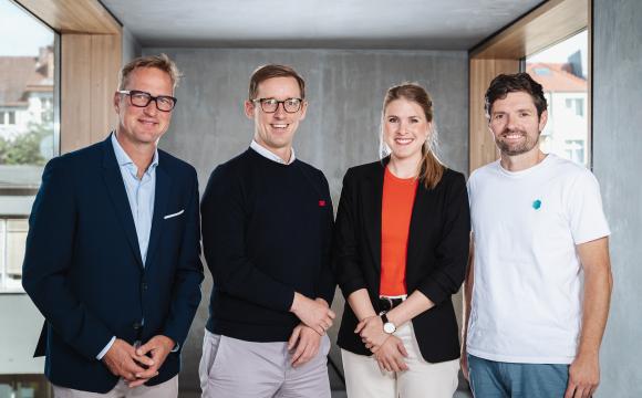 Volker Meise, Sven Grave, Francis Möllerwessel, Sebastian Köffer (v.l.n.r.)